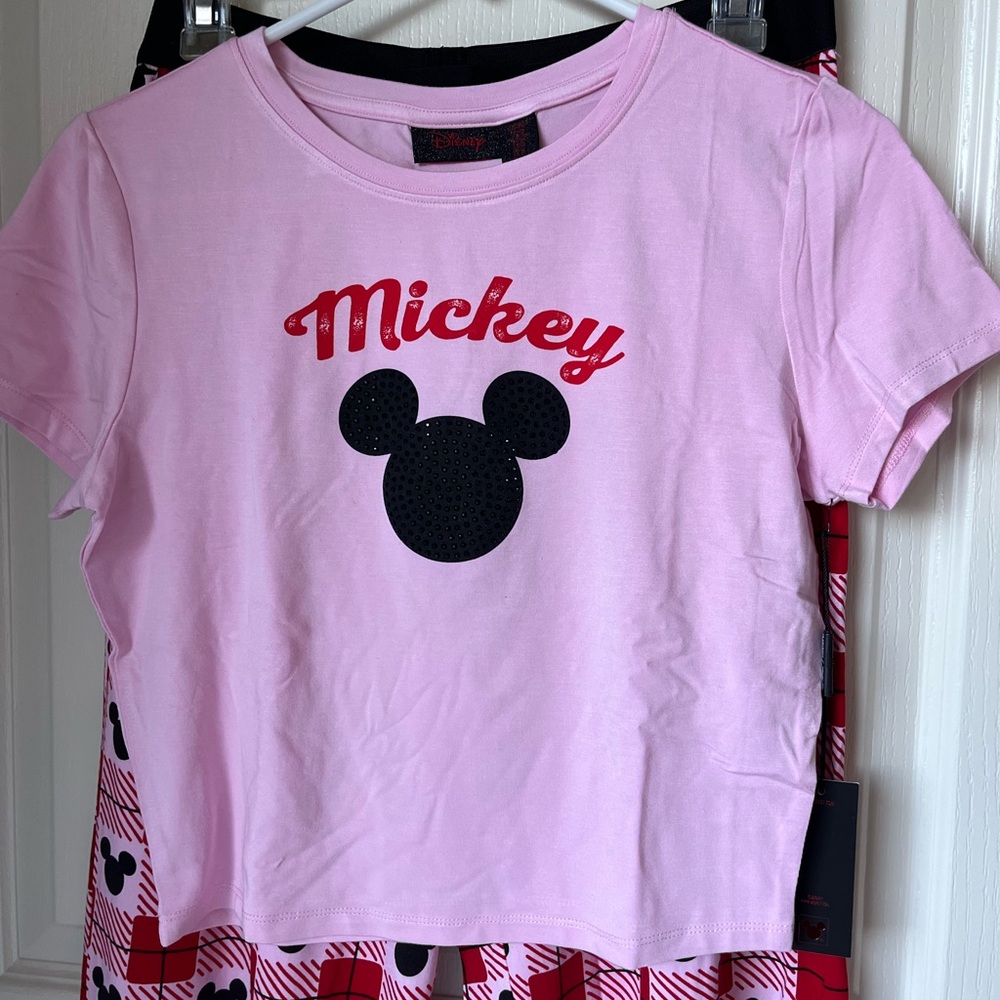 NWT Disney x Forever 21 collection Mickey Mouse pj set women’s size XS - Picture 5 of 9